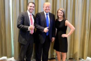 Gordy Bunch and Donald Trump Giving Thumbs up at Inauguration